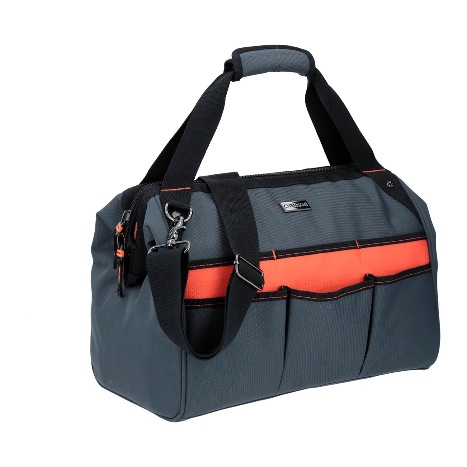 Porta Herramientas Chenson Clásico gris con organizadores externos - vista 2