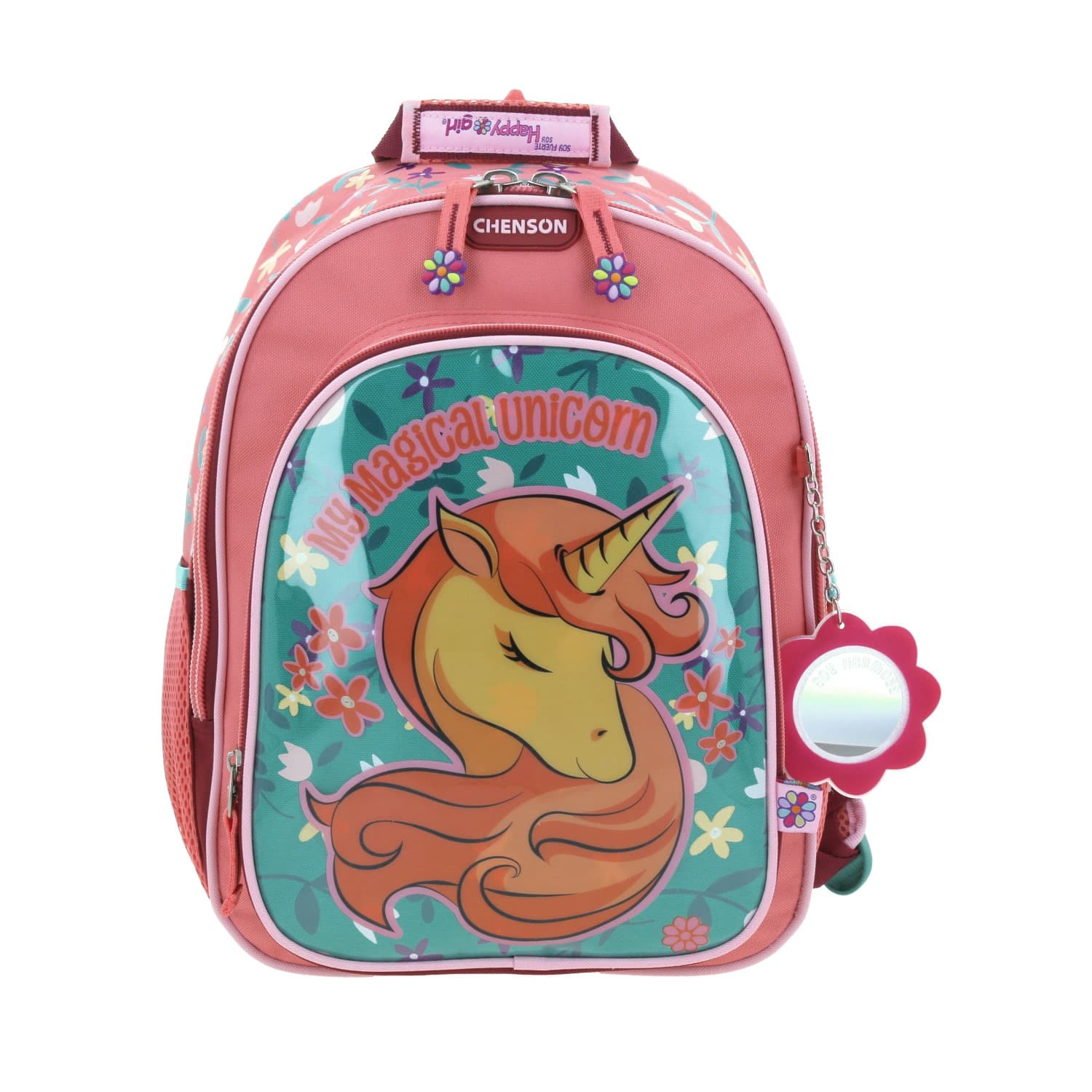 Kit Escolar Happy Girl by Chenson (Mochila + Lapicera) infantil