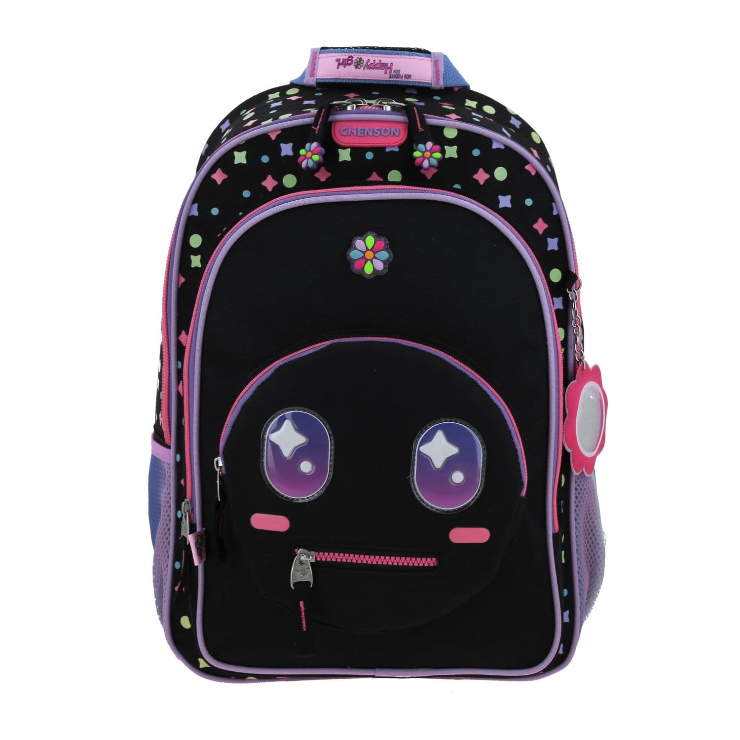 Kit Escolar Happy Girl by Chenson (Mochila + Lonchera + Lapicera) infantil