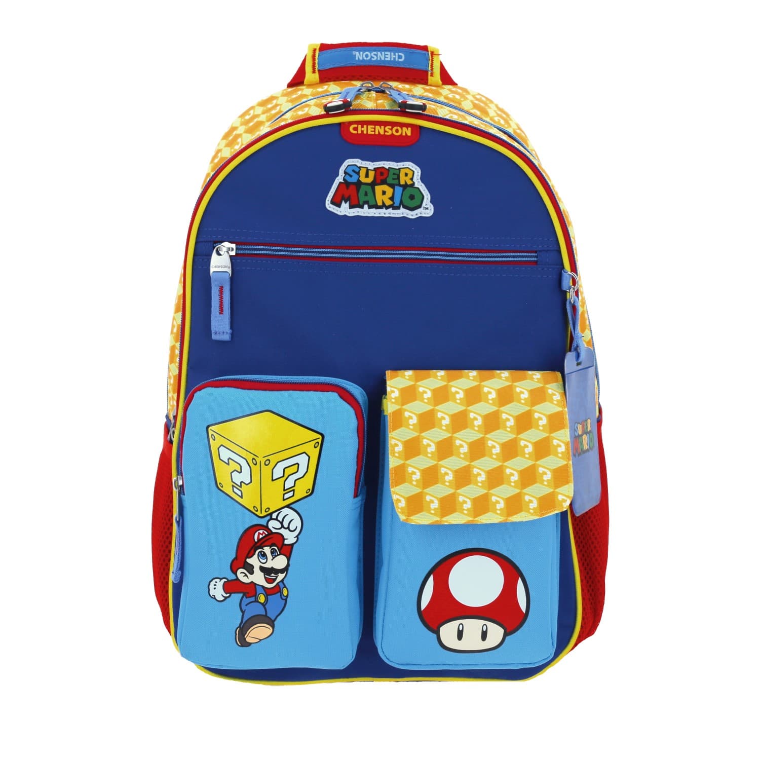 Kit Escolar Mario Bros by Chenson (Mochila + Lapicera) infantil