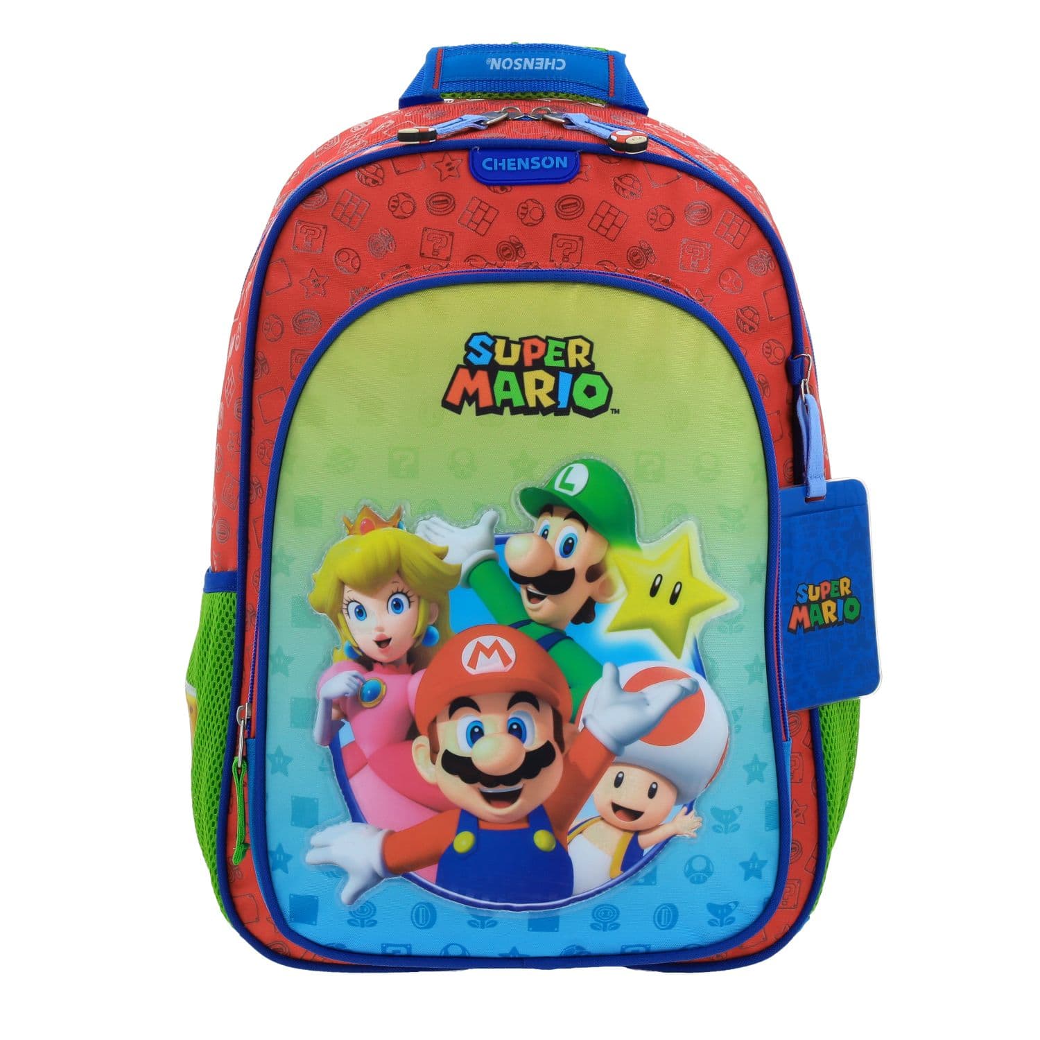 Kit Escolar Mario Bros by Chenson (Mochila + Lonchera + Lapicera) infantil