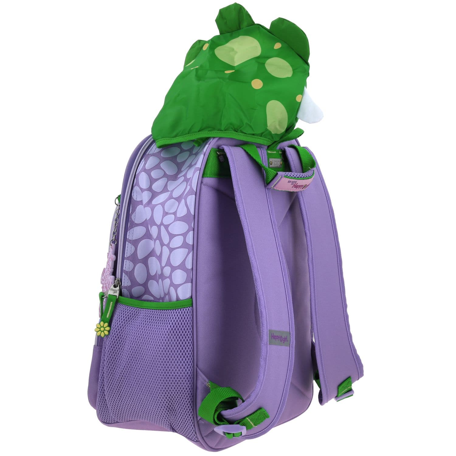 Mochila escolar para niña Vania Bachur Violeta con capucha integrada - vista 2