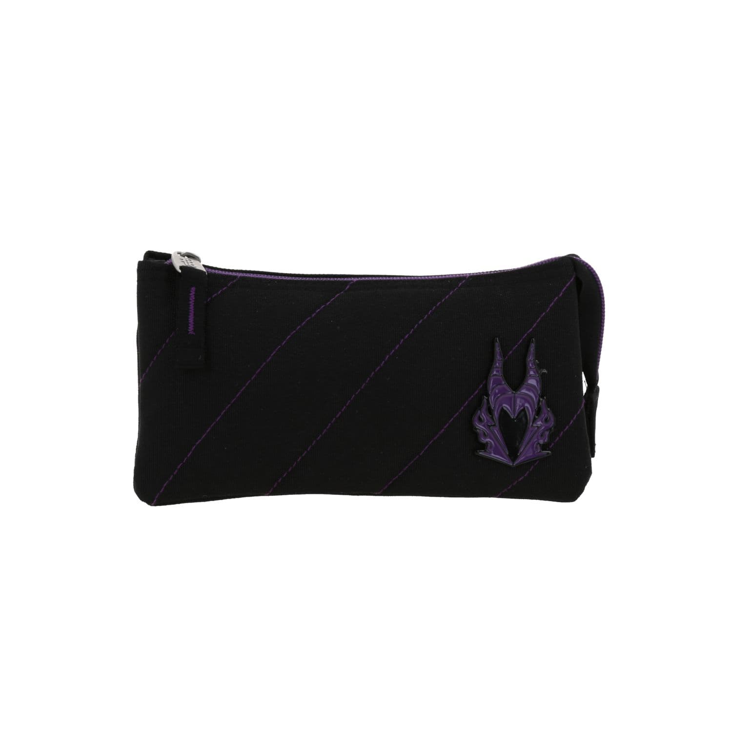 Lapicera Villanas by Chenson Negra con Triple Compartimento para Estudiantes