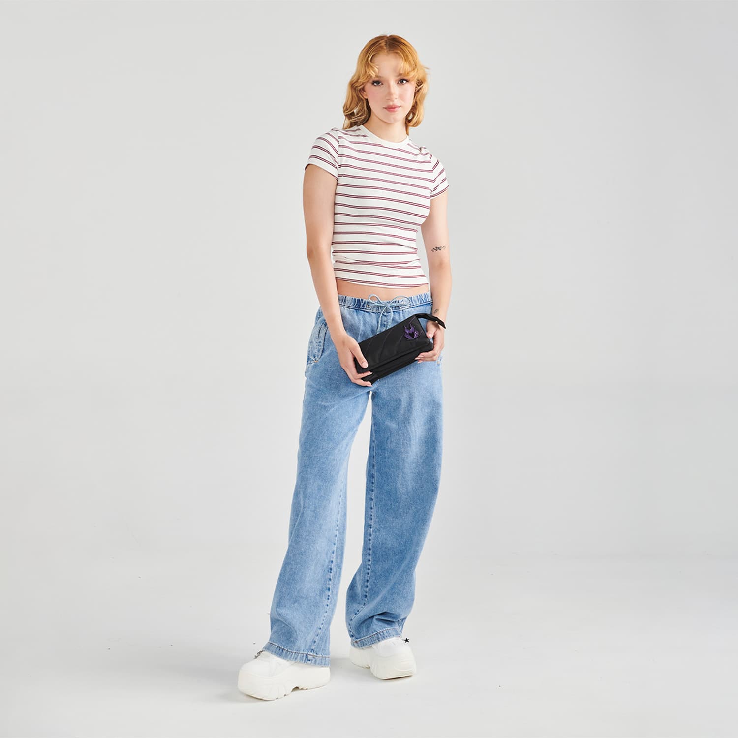 Lapicera Villanas by Chenson Negra con Triple Compartimento para Estudiantes - vista 2