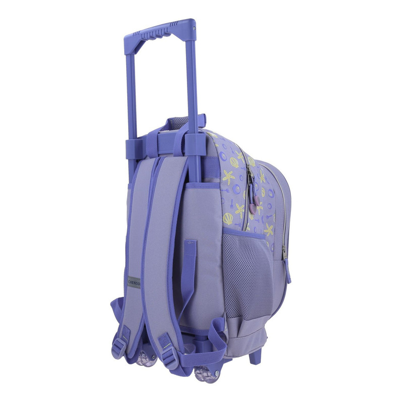 Mochila Grande Con Ruedas Fabrica Chenson Disney Princesas Sirenita Sia Pr70614-v - Imagen 7