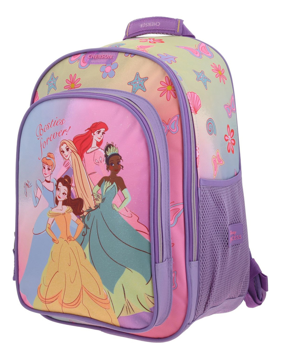 Mochila Grande Escolar Chenson Disney Princesas Princs - Imagen 2