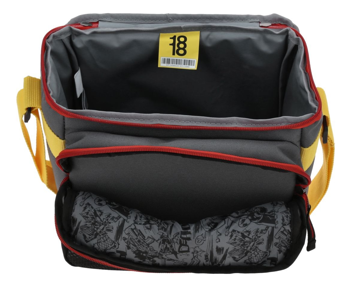 Kit Escolar Mochila Lapicera Y Lonchera Chenson Deadpool Pulver Gris - Imagen 7