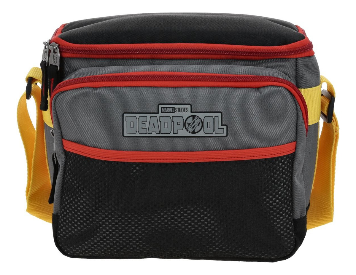 Kit Escolar Mochila Lapicera Y Lonchera Chenson Deadpool Pulver Gris - Imagen 5