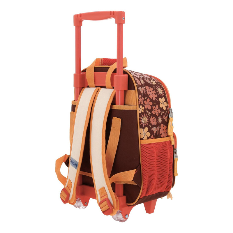 Mochila Escolar A Ruedas Chenson Princesas Tefiti Pr70664-e Naranja Niñas - Imagen 3
