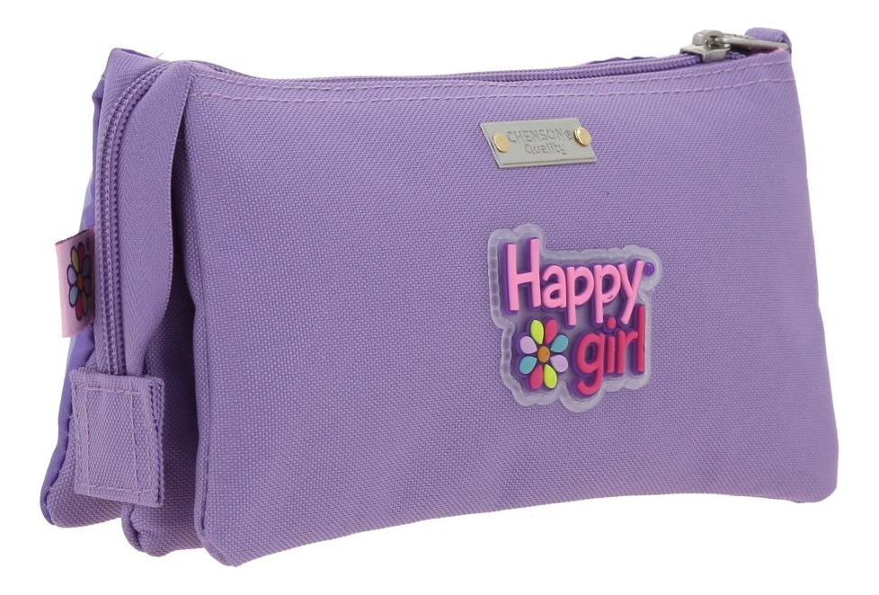 Kit Escolar Mochila Lonchera Y Lapicera Chenson Happy Girl Bagster Color Rosa Primaria - Imagen 9