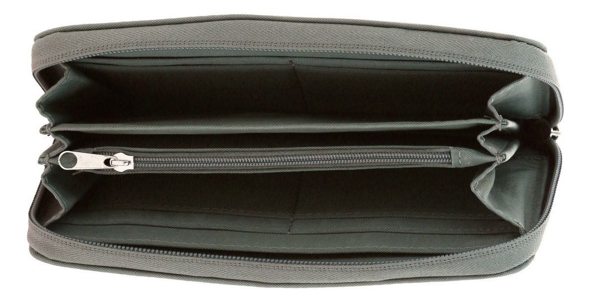 Cartera Para Mujer Chenson Juvenil 1818 Verde Militar Zilp Diseño De La Tela Liso - Imagen 2