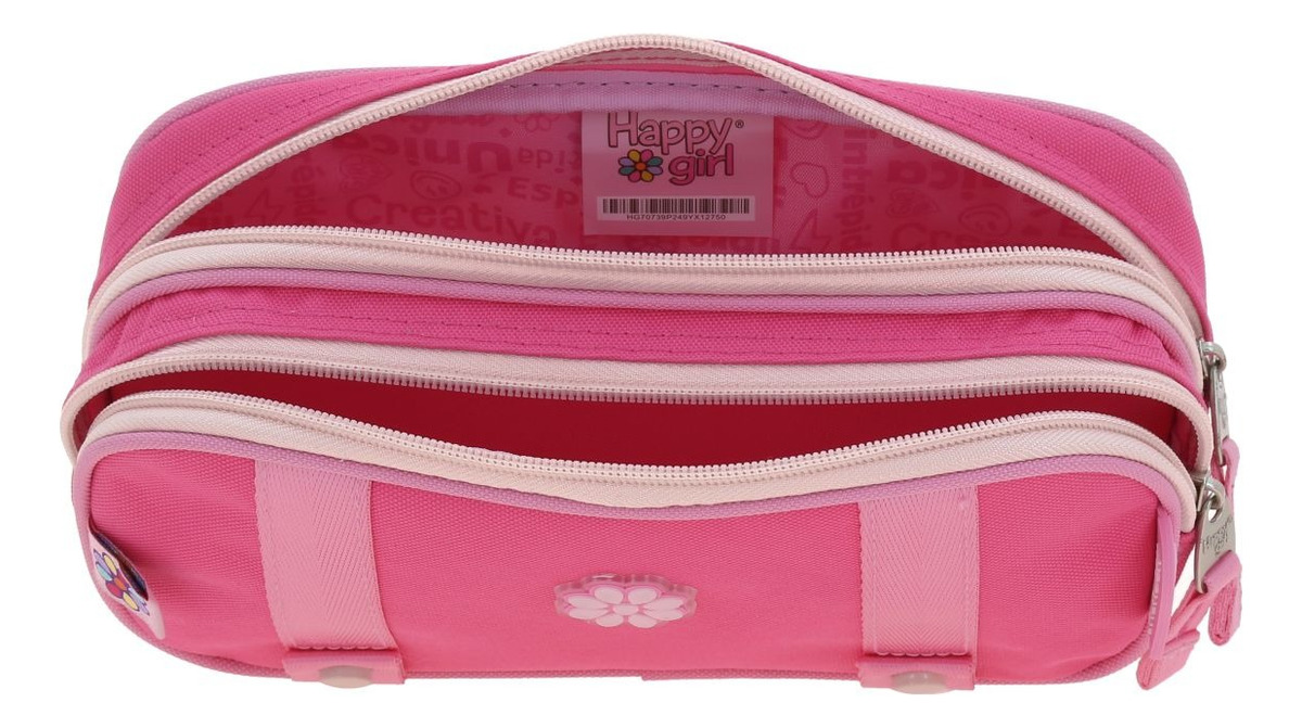 Kit Escolar Mochila Lonchera Y Lapicera Chenson Happy Girl Strong Color Rosa Primaria - Imagen 7