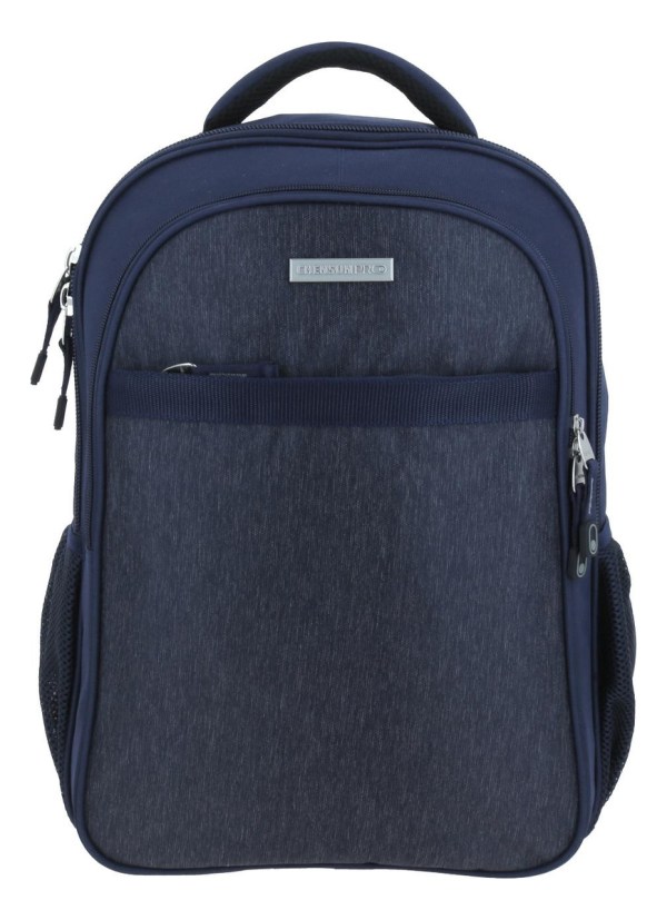 Mochila Grande Chenson Pro Heri Azul Porta Laptop De 15
