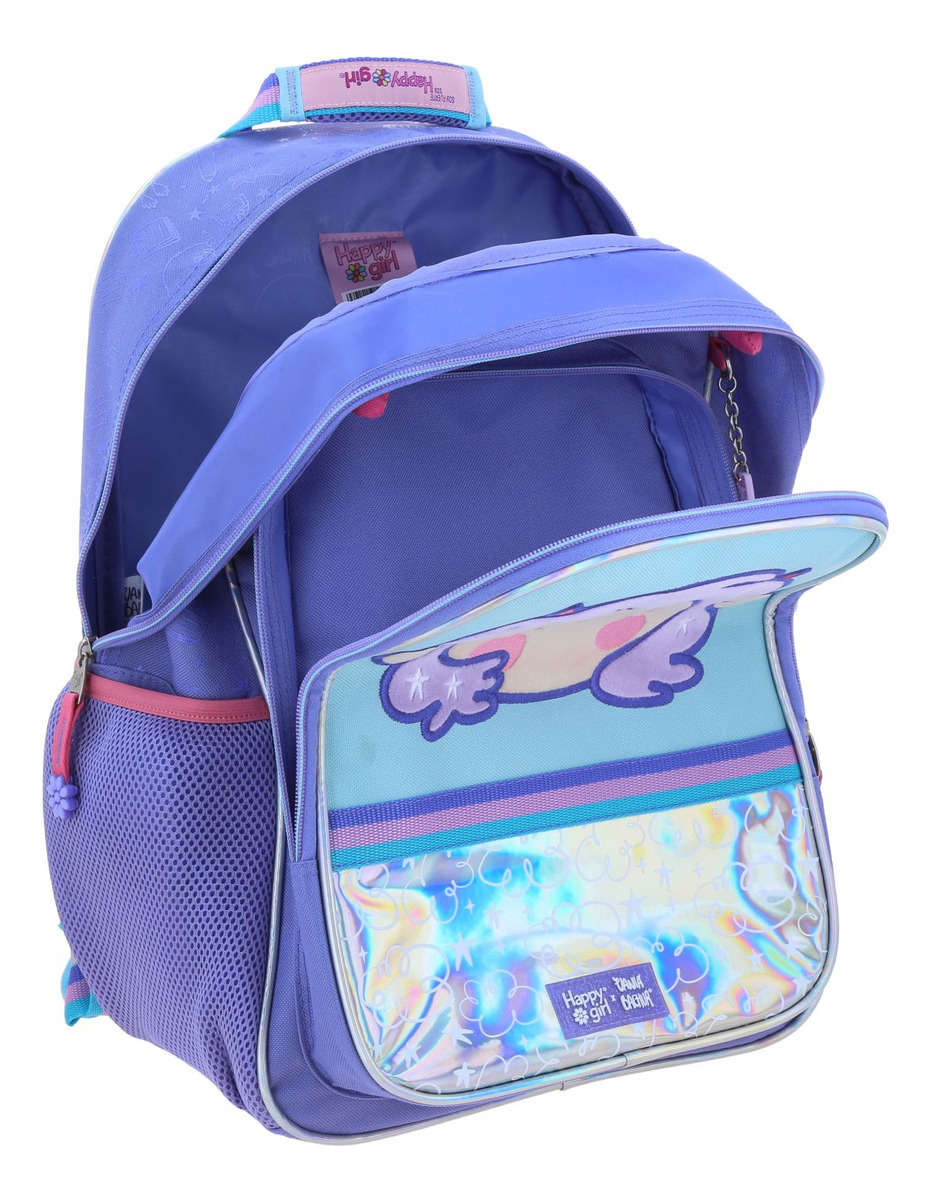 Mochila Grande Escolar Chenson Vania Bachur Vb70468-u Malva - Imagen 7