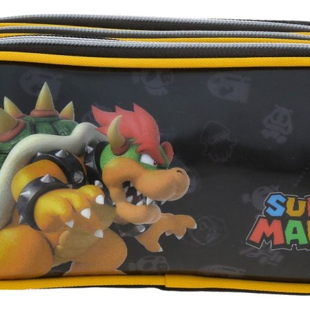 Lapicera Triple Escolar Chenson Mario Bros Bowser Woat