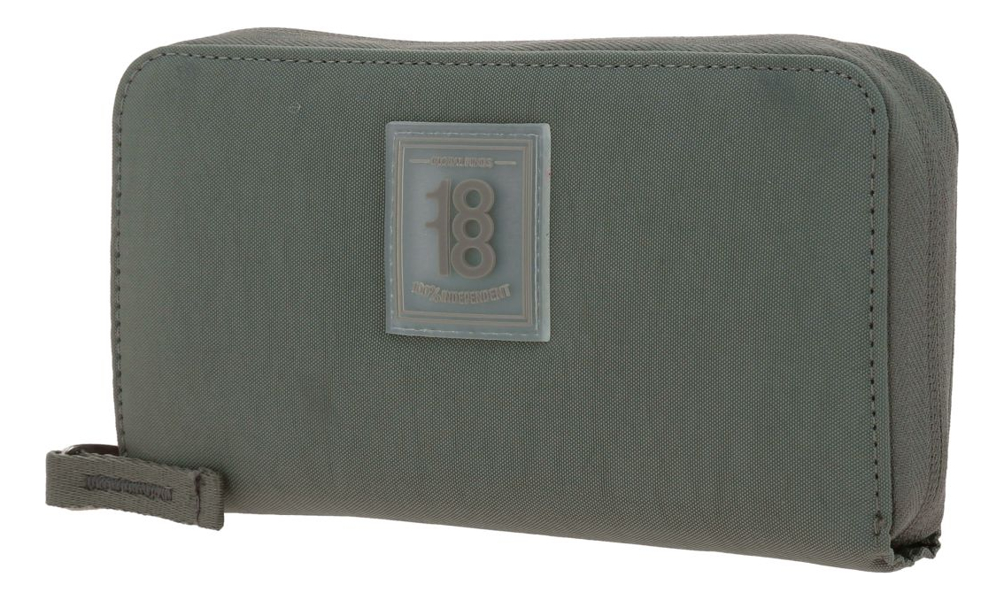 Cartera Para Mujer Chenson Juvenil 1818 Verde Militar Zilp Diseño De La Tela Liso - Imagen 5