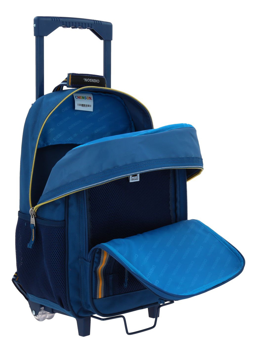 Mochila Ruedas Escolar Primaria Chenson Llantas Chey Ch66508-9 Carro De Fabrica - Imagen 6