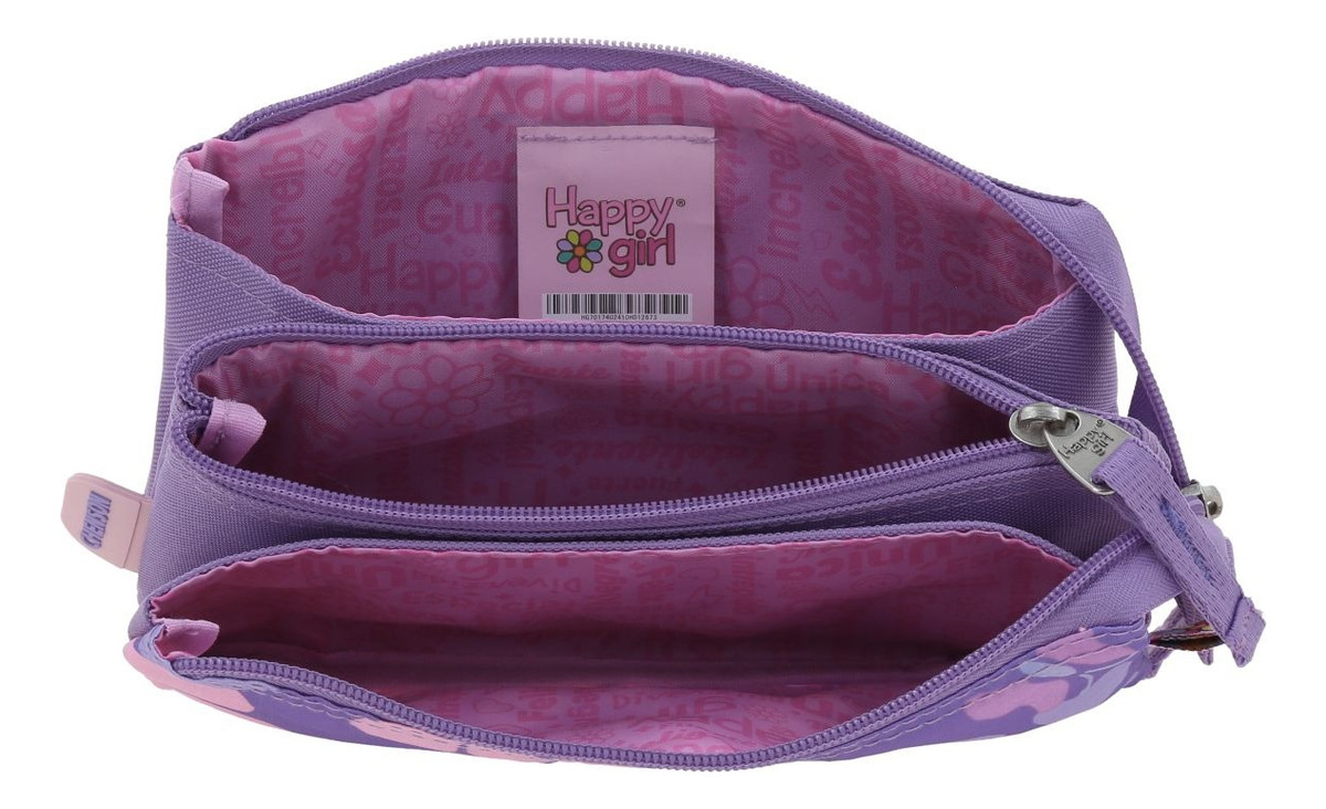 Kit Escolar Mochila Lonchera Y Lapicera Chenson Happy Girl Bagster Color Rosa Primaria - Imagen 10