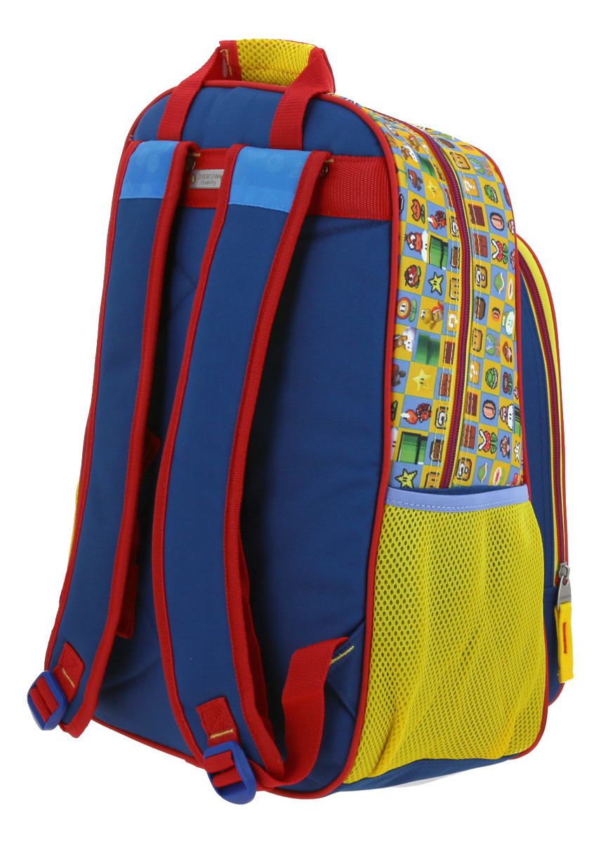 Mochila Escolar Grande Chenson Mario Maker 2 Mb64439-l - Imagen 4