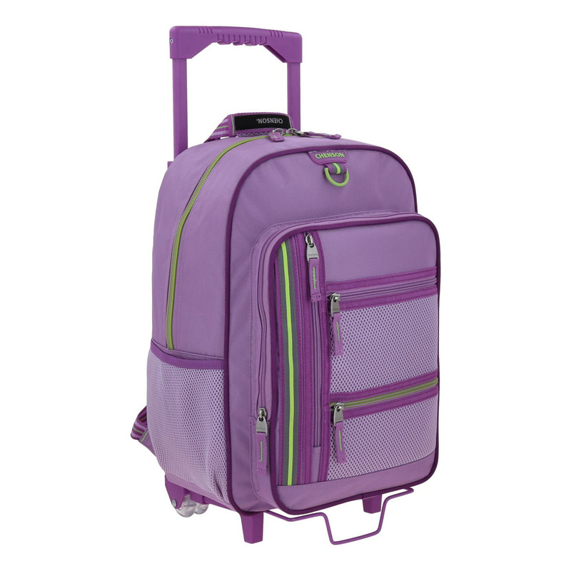 Mochila Ruedas Escolar Primaria Chenson Llantas Chey Ch66508-u Carro De Fabrica - Imagen 6