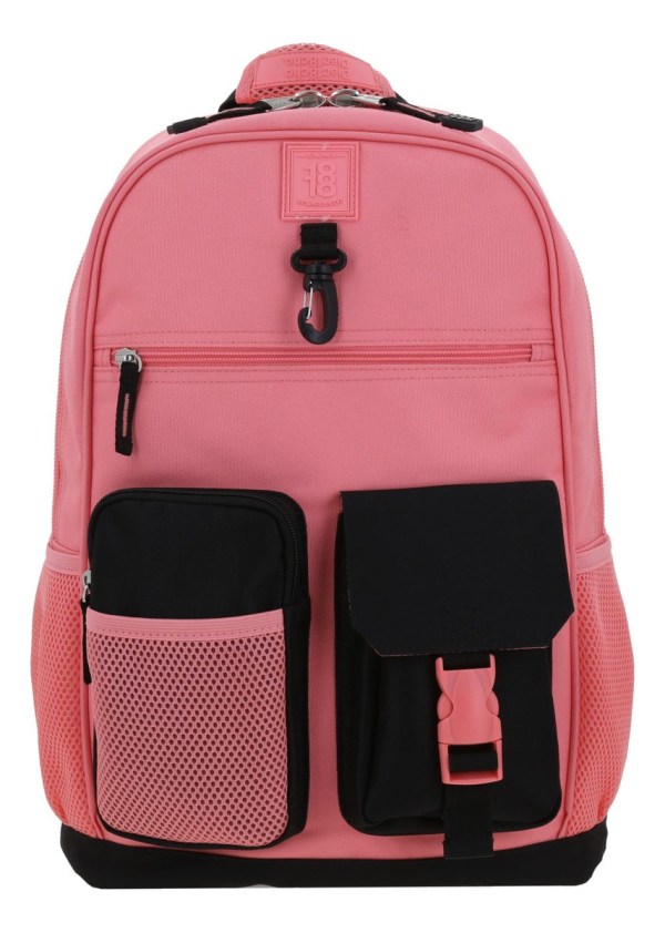 Mochila Grande Chenson 1818 Wynni Juvenil Para Dama Mujer Color Rosa Diseño De La Tela Lisa