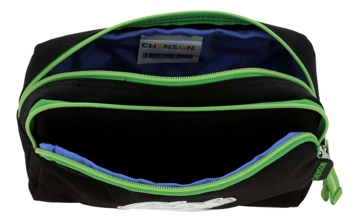 Lapicera Estuche Chenson Super Mario Luigui Tonska Para Niño Color Negro Liso - Imagen 3