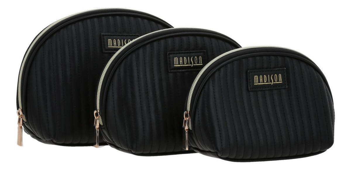Bolsa Cosmetiquera Chenson Madison Lomer Negro Md25109-3 - Imagen 4