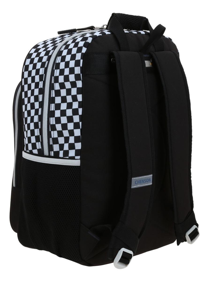 Mochila Escolar Chenson Original Tart Diseno A Cuadri Para Primaria - Imagen 3
