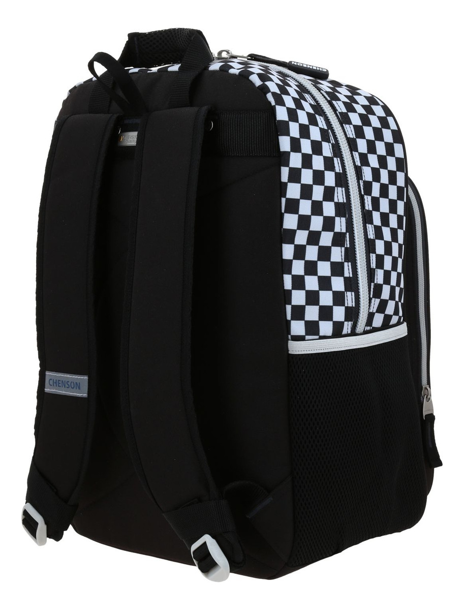 Mochila Escolar Chenson Original Tart Diseno A Cuadri Para Primaria - Imagen 5