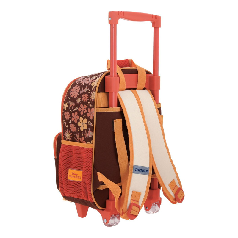 Mochila Escolar A Ruedas Chenson Princesas Tefiti Pr70664-e Naranja Niñas - Imagen 2