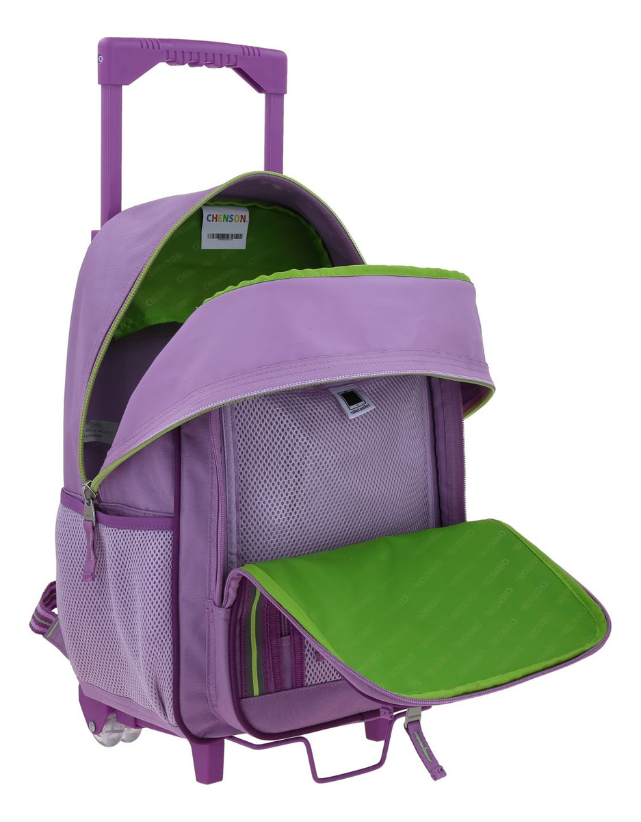 Mochila Ruedas Escolar Primaria Chenson Llantas Chey Ch66508-u Carro De Fabrica - Imagen 5