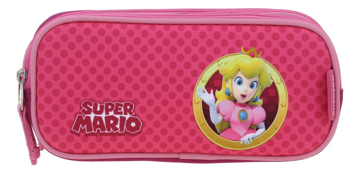 Kit Escolar Chenson Super Mario Peach Barb Mochila Lapicera Y Lonchera Rosa, Niñas - Imagen 8