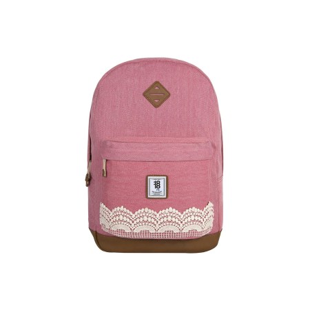 Mochila escolar rosa 1818 by Chenson para jóvenes - ideal para preparatoria