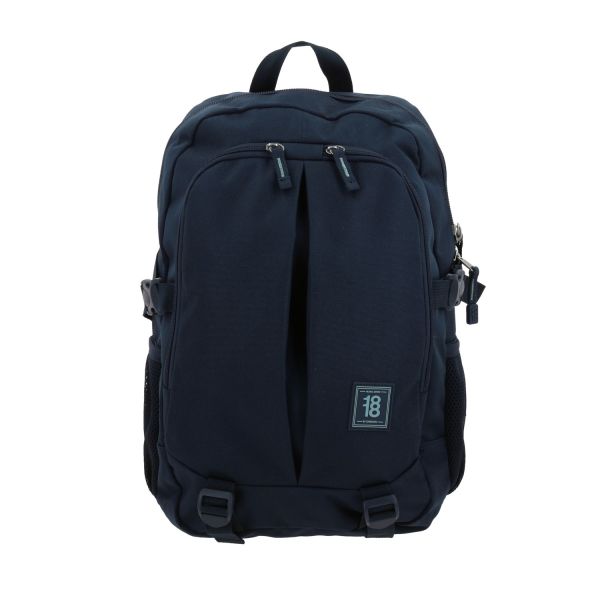 Mochila escolar juvenil 1818 by Chenson azul marino con amplios compartimentos