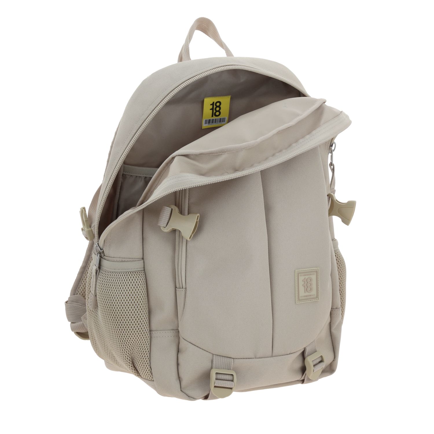 Mochila escolar 1818 by Chenson Beige con amplio compartimento - Imagen 7