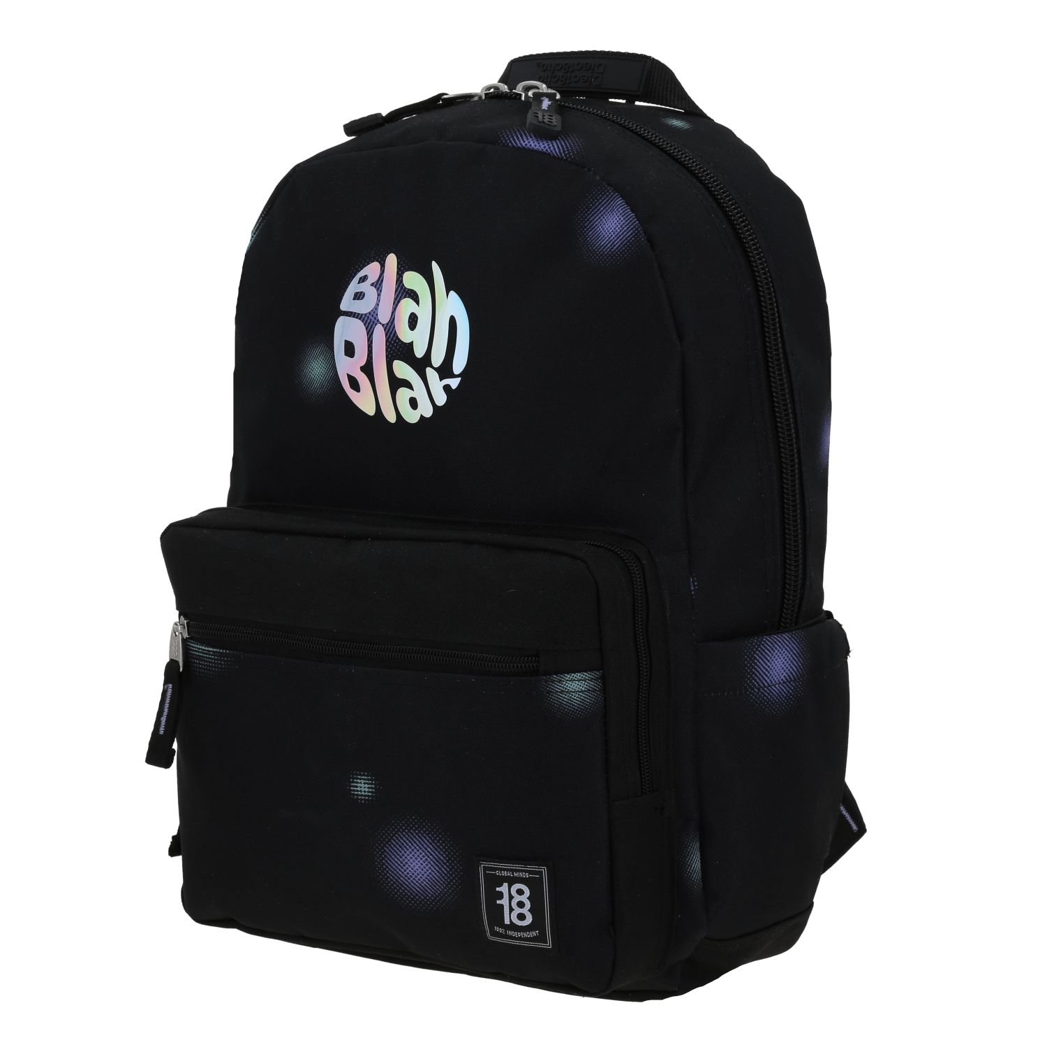 Mochila escolar 1818 by Chenson negra con amplio compartimento y organizador - Imagen 2