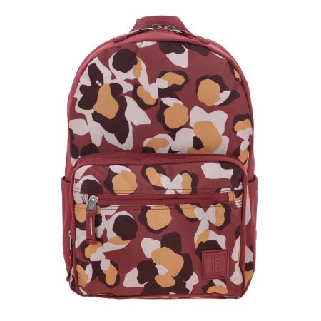 Mochila escolar juvenil 1818 by Chenson color magenta con porta laptop