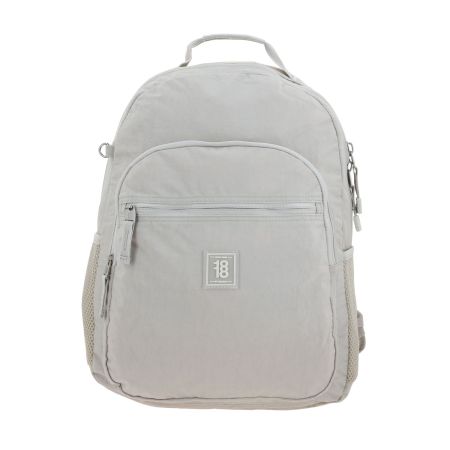 Mochila escolar juvenil 1818 by Chenson Beige - Amplio compartimento y estilo moderno