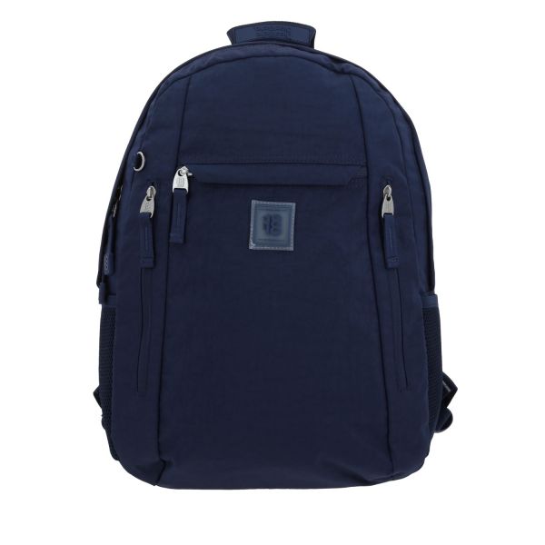 Mochila escolar 1818 by Chenson azul marino con amplio compartimento