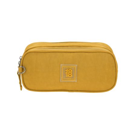 Lapicera amarilla 1818 by Chenson - Estuche escolar juvenil con doble compartimento