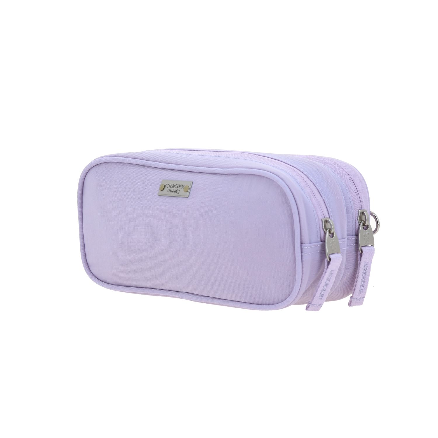 Lapicera escolar violeta 1818 by Chenson con doble compartimento - Imagen 5