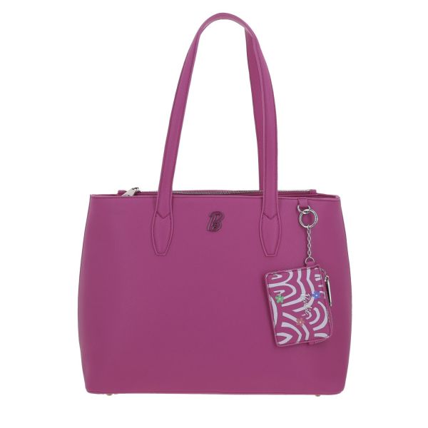 Bolsa grande para dama Barbie by Chenson en color rosa con doble compartimento