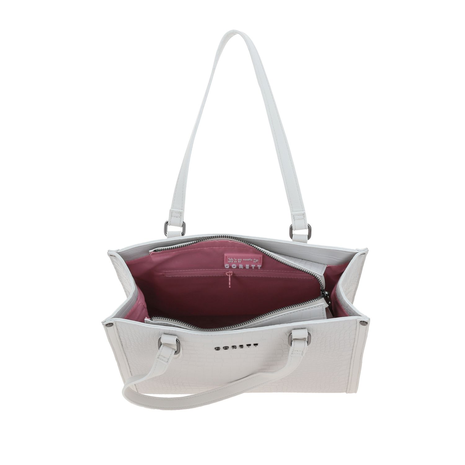 Bolsa Grande para Dama Gorétt by Chenson Blanca - Estilo y Comodidad - Imagen 7