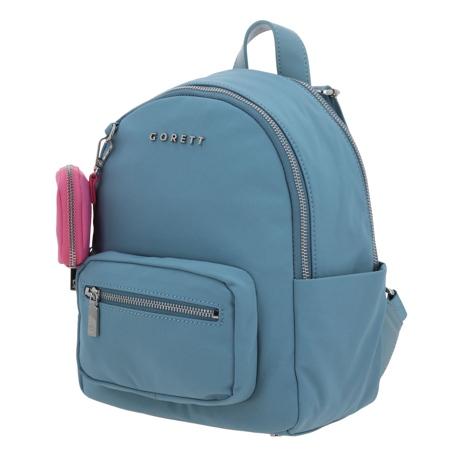 Mochila para mujer casual Gorétt by Chenson color azul con doble compartimento - Imagen 2