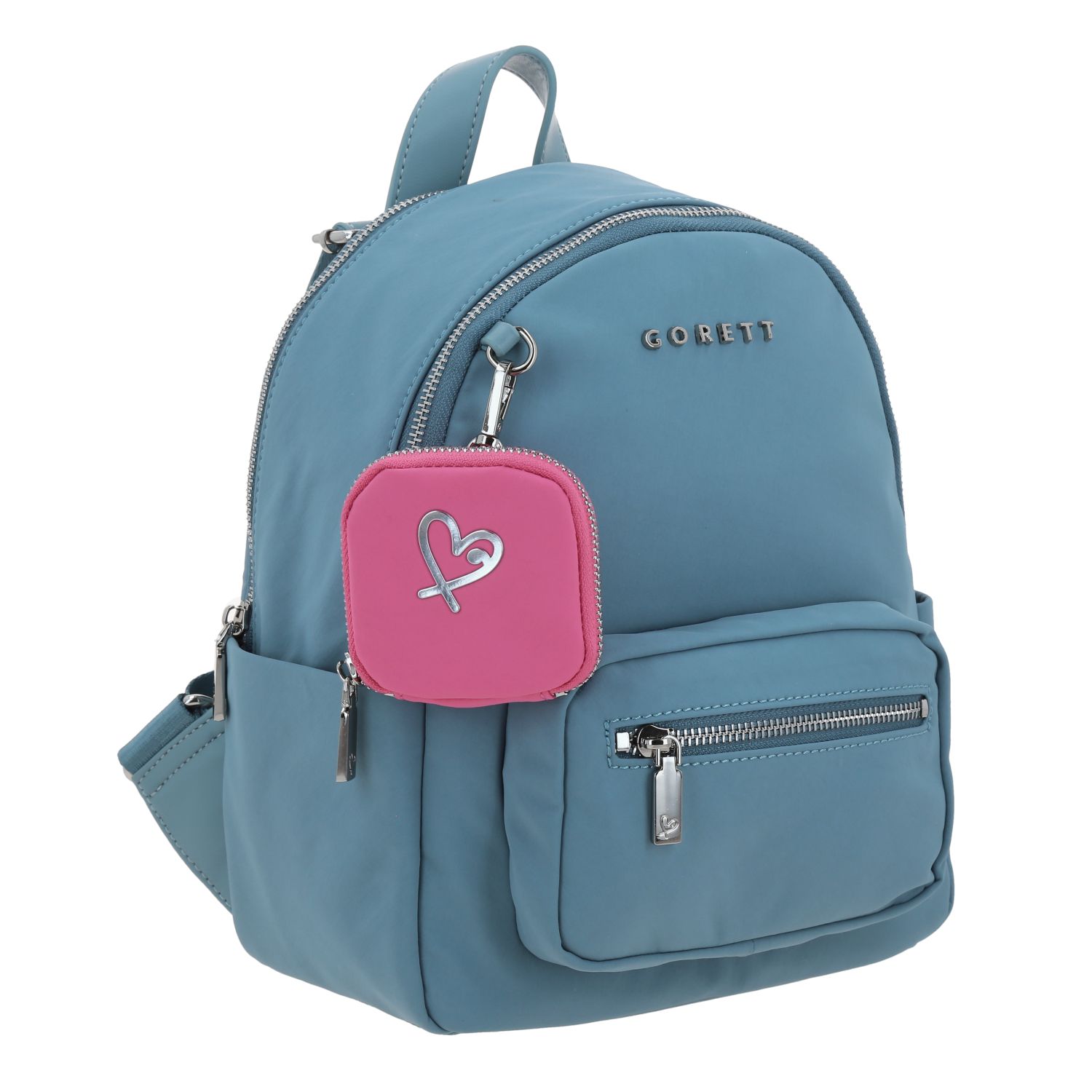 Mochila para mujer casual Gorétt by Chenson color azul con doble compartimento - Imagen 6