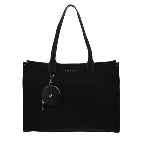 Bolsa grande para dama Gorétt by Chenson color negro con compartimento especial