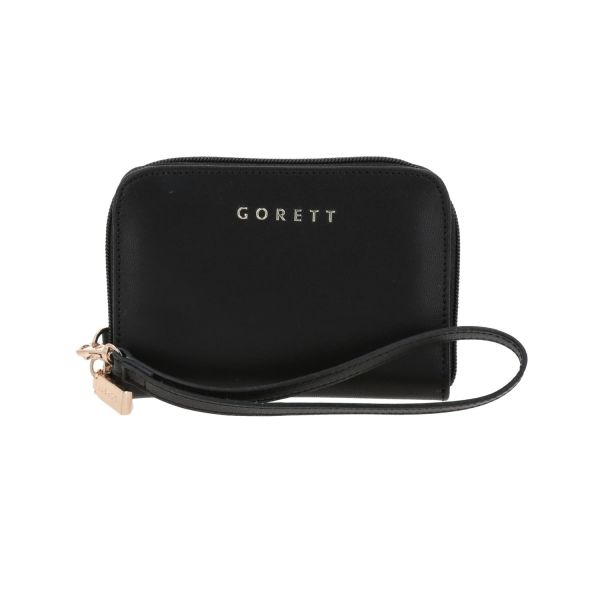 Cartera Gorétt by Chenson Negra para Dama con Triple Compartimento