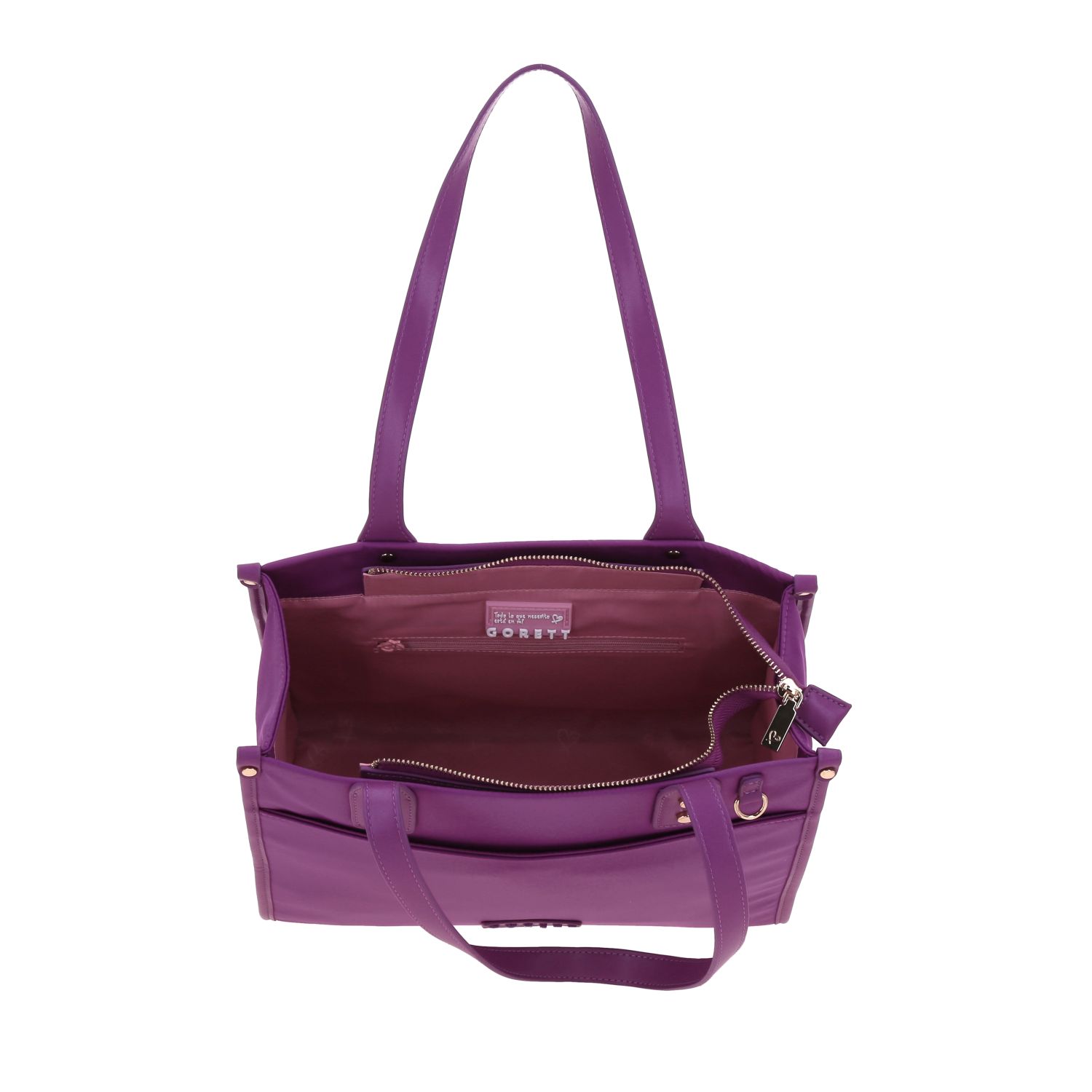 Bolsa grande para dama Gorétt by Chenson en fucsia - Ideal para el día a día - Imagen 7