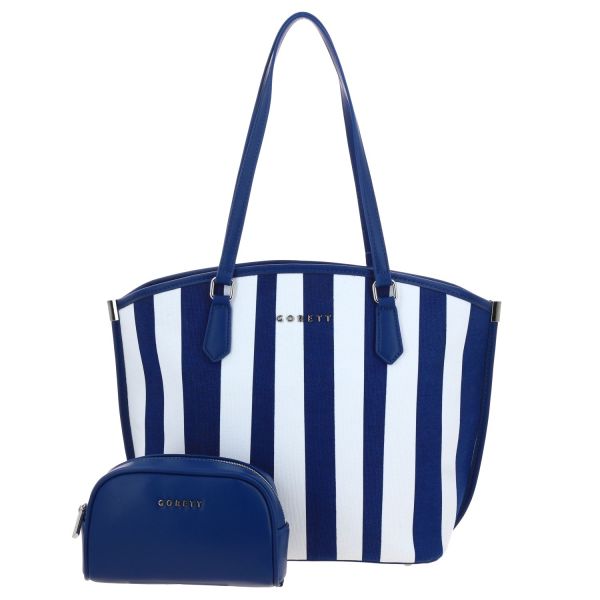 Bolsa grande para dama Gorétt by Chenson azul con amplio compartimento