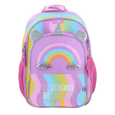 Mochila escolar para niña Happy Girl by Chenson multicolor con amplio espacio